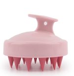手にフィットする円形シリコンシャンプーブラシ
