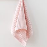 34×73cm ワッフル織りコットンフェイスタオル 洗顔用 高吸水 - 画像 (8)