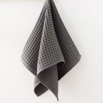 34×73cm ワッフル織りコットンフェイスタオル 洗顔用 高吸水 - 画像 (5)