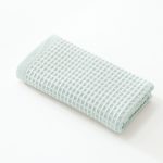 34×73cm ワッフル織りコットンフェイスタオル 洗顔用 高吸水 - 画像 (11)
