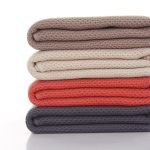 34×74cm ハニカム織りコットンフェイスタオル 洗顔用 高吸水 - 画像 (3)