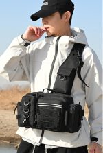 ミリタリースタイル フィッシングウエストバッグ 多機能仕様 - 画像 (5)