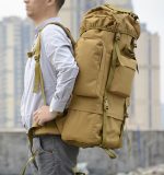 65L大容量タクティカルバックパック レインカバー付き アウトドア登山対応 - 画像 (10)