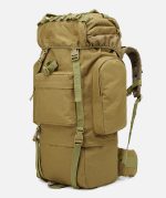65L大容量タクティカルバックパック レインカバー付き アウトドア登山対応