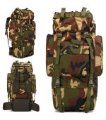 65L大容量タクティカルバックパック レインカバー付き アウトドア登山対応 - 画像 (5)