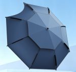 釣り用パラソル UVカット 耐風設計 万向角度調整スタンド付き - 画像 (4)