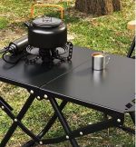 折りたたみアウトドアテーブル 軽量 ランタンスタンド付き - 画像 (7)