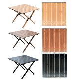 折りたたみアウトドアテーブル 木目調デザイン キャンプ用 - 画像 (12)