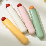 携帯用カトラリーセット 箸＋スプーン コンパクト収納 ワンタッチ開閉 鮮やかカラー 軽量135g 滑りにくい箸先 - 画像 (2)