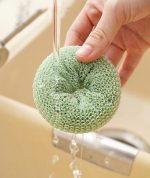キッチンスポンジ 洗剤ディスペンサー付き 交換可能 カートゥーンデザイン 食器洗いブラシ - 画像 (8)