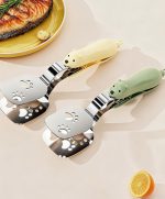 くま型トング フライ返し一体型 2WAY 調理用トング かわいい キッチン用品 - 画像 (4)