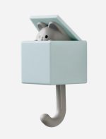 かわいい動物デザイン 伸縮式ウォールフック 壁掛け・穴あけ不要・省スペース収納