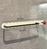 カラフル壁掛けフック 粘着式 穴あけ不要 タオルフック 浴室収納 多用途 - 画像 (6)