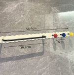 カラフル壁掛けフック 粘着式 穴あけ不要 タオルフック 浴室収納 多用途 - 画像 (8)