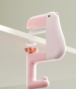 かわいいアヒル型デスクフック バッグハンガー 学生向け・省スペース・簡単取り付け - 画像 (2)
