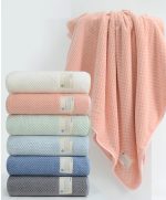 大判バスタオル 170×90cm 厚手 吸水速乾 ふんわり 柔らか 快適タオル - 画像 (2)