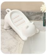 かわいいネコ型ソープディッシュ 水切り付き・吐水デザイン・省スペース - 画像 (2)