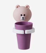 くま型歯磨きコップ 壁掛け 子供用 かわいい うがいカップ 洗面所収納