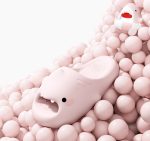 サメデザイン 厚底ルームスリッパ かわいい 室内用 - 画像 (3)