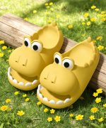 キッズ用クロコダイルスリッパ かわいいルームシューズ - 画像 (7)