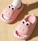 キッズ用クロコダイルスリッパ かわいいルームシューズ - 画像 (6)