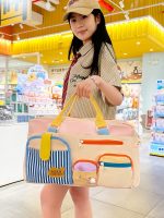 カラフルボストンバッグ 大容量 軽量 かわいいデザイン トラベル 女子向け - 画像 (9)