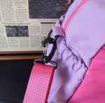 くまモチーフボストンバッグ かわいい女子向け 大容量 軽量 シューズ収納付き 通学 旅行 - 画像 (9)