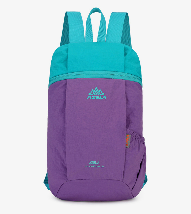 SSXB0020003-01-02 カラフル配色 軽量アウトドアリュック 12L 撥水 折りたたみ収納 - 画像 (1)