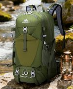 登山リュック 35L レインカバー付き 通気設計 防水アウトドア - 画像 (8)