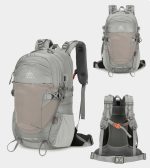 25L登山リュック レインカバー内蔵 通気設計 アウトドア - 画像 (6)