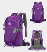 25L登山リュック レインカバー内蔵 通気設計 アウトドア - 画像 (4)