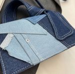 レディースハンドバッグ デニム切替 2WAY ショルダーバッグ - 画像 (11)