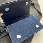 レディースハンドバッグ デニム切替 2WAY ショルダーバッグ - 画像 (8)