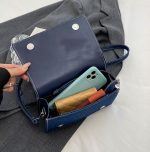 レディースハンドバッグ デニム切替 2WAY ショルダーバッグ - 画像 (7)
