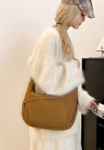 レディースワンショルダーバッグ 大容量 シンプルデザイン 防水仕様 - 画像 (10)