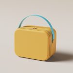 カラフルメイクボックス ハードケース 軽量 ABS製 持ち運び便利 コスメ収納 - 画像 (6)