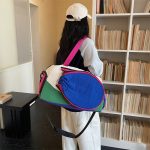 スポーツショルダーバッグ 軽量 大容量 シューズ収納 ラケット収納付き テニス バドミントン - 画像 (6)