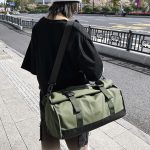 超大容量ショルダーバッグ 拡張可能 折りたたみ設計 高さ49cm 撥水 旅行バッグ 長距離対応 - 画像 (7)