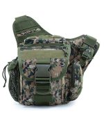 ミリタリー風タクティカルショルダーバッグ 9L 撥水仕様 - 画像 (4)