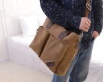 ウォッシュドキャンバス メンズブリーフケース 2WAY ヴィンテージスタイル - 画像 (11)