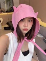 小悪魔デザイン サンバイザー 日よけ帽子 UV対策・通気性・軽量 - 画像 (2)