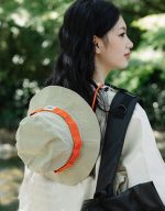 カラーブロックバケットハット 速乾 軽量 UVカット 日よけ アウトドア 釣り 登山 - 画像 (13)