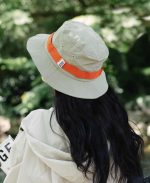カラーブロックバケットハット 速乾 軽量 UVカット 日よけ アウトドア 釣り 登山 - 画像 (15)
