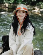 カラーブロックバケットハット 速乾 軽量 UVカット 日よけ アウトドア 釣り 登山 - 画像 (11)